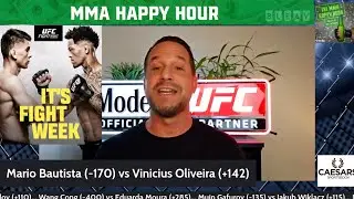Баутиста финиширует (+165)....??? | Анализ ставок | UFC Vegas 113