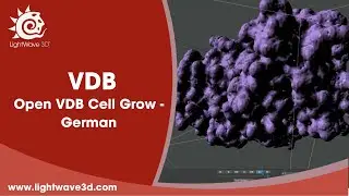 Lightwave 3D Open VDB Cell Grow German
