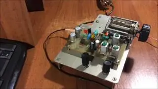 Приемник прямого преобразования  Полякова, диапазон 7 МГц./ direct conversion receiver, 7 MHz band.