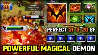 POWERFUL MAGICAL BUILD DEMON Mid Shadow Fiend | Perfect 31Kills IMBA Refresher 2X ULTIMATE Dota 2