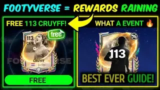 FREE 113 OVR Cruyff x Footyverse Event - Best Ever Guide in FC Mobile | Mr. Believer
