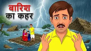 बारिश का कहर हिंदी कहानी || Barish Ka Kahar Hindi Kahani || Hindi Moral Stories || Hindi kahaniya //