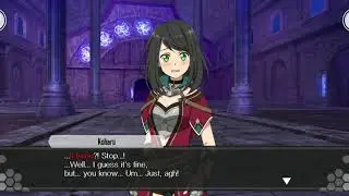 Sword Art Online : Integral Factor F35 scene - MC can't handle jumpscare well part 3