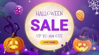 Free Halloween Sale Limited Offer Costume Ad Video Template (Customizable) - FlexClip
