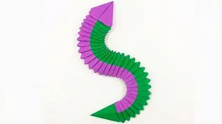 Modular Origami Snake for Beginners
