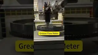 High-precision grease flow meter for viscous and semi-solid substances
