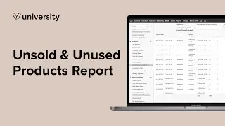 Run an Unsold/Unused Products Report