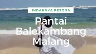 Pesona Pantai Balekambang Malang dan Pulau Ismoyo pulau karang berada di tengah laut mirip Tanah Lot