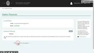 Processo de Candidatura à Universidade de Coimbra