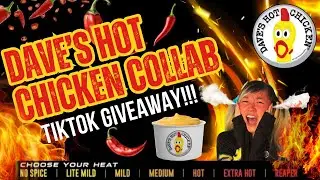🔴 #COLLAB Dave's Hot Chicken GIVEAWAY on TIKTOK 🔥