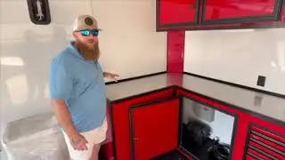 Allstar Cargo 8.5x32 Rock Solid Loaded Out Race Trailer!