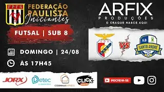 BENFICA x AD SANTO ANDRÉ - FUTSAL | SUB 8