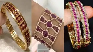 Latest Ruby Jewellery Designs || New Ruby Kangan Collection | July Birthstone.