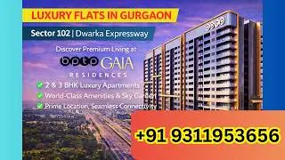 BPTP Gaia Residences New Booking Premium Sky Residences 3BHK 2006 Sqft Dwarka Expressway 9311953656