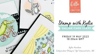 Stamp With Kylie Online Card Class With the Zany Zoo Bundle by Stampin' Up!