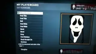 call of duty emblem ghostface scary movie/scream