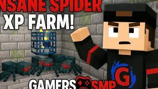 Easy Spider XP Farm for Early Game in Minecraft PE||