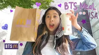 Cobain menu baru BTS Meal 💜 dari  McDonald&rsquo;s di USA + (bawa nasi dari Rumah 😂) | Isabel CeWe