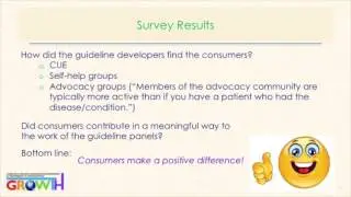 Panel I: How patients/consumers have made a difference healthcare decision-making? (Sandy Lewis)