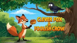 चालाक लोमड़ी और कालिया कौवा 🦊🐦 | Clever Fox & Foolish Crow | Hindi Moral Story