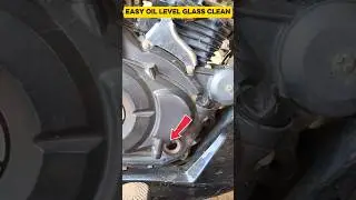 easy oil level glass clean.. #bikemechanic #bikelover #bike #bajaj #bajajpulsar