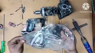 Bosch Cordless rotary hammer drill GBH 185 li SWITCH KITT REPLACED repair 