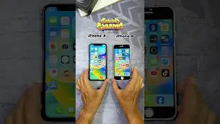 iPhone X vs iPhone 8 Gaming Test #gamingtest #iphonex #iphone8 #speedtest #iphonecomparison