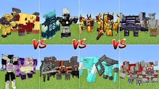 BOSSES ALLIANCE TOURNAMENT IN MINECRAFT MOB BATTLE