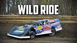 Hanging on at Hilltop Speedway