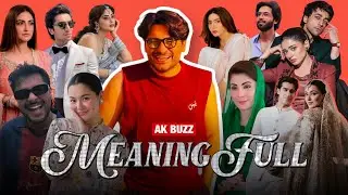 Wedding Buzz, New Films & Drama Updates | Fahad&ndash;Mahira, Sajal&ndash;Hamza, Hania&ndash;Asim  MeaningFull #akbuzz