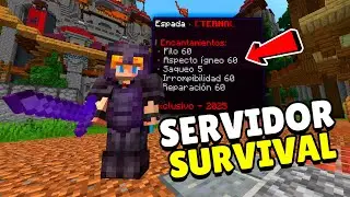 EL MEJOR SURVIVAL OP de Minecraft 1.21😱 NO PREMIUM (JAVA/BEDROCK y PE)
