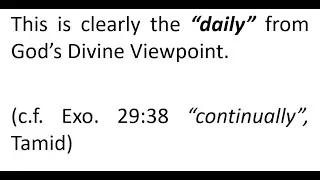 The &ldquo;DAILY&rdquo; Tamid from GOD&rsquo;S DIVINE VIEWPOINT&hellip; (video # 23) Five Agendas