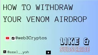 How to withdraw VENOM
