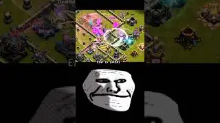 Town Hall 17 Destroy with only Heroes 😱🔥#clashofclans #coc #gaming #shorts #viral #new