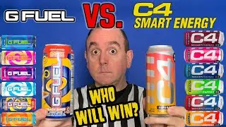 GFuel VS C4 Smart Energy. Which energy drink is better for gamers, energy & focus? C4 Smart or GFuel