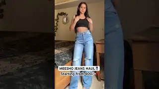 Meesho Jeans👖 starting from 400/-‼️ #ytshorts #fashion #meeshohaul