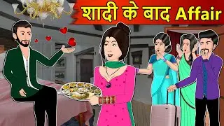 Kahani शादी के बाद अफेयर: Saas Bahu Stories in Hindi | Hindi Kahaniya | Moral Stories in Hindi