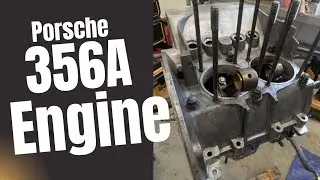Porsche 356A engine rebuild (Case Halves) #porsche #mechanic #automobile #engine  #repair 