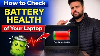 Laptop battery ki health check kaise karein ⚡💻&rdquo;