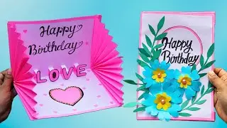 Beautiful Birthday Card Idea | Handmade Greetings Card for Loved ones| DIY Birthday Pop Up Card
