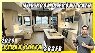 2026 CEDAR CREEK 383FB  IS THIS THE BEST RV? HUGE FRONT BATH/CLOSET & MUD ROOM. LUXURY FIFTH WHEEL