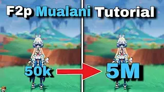 F2P MUALANI 5 MILLION NUKE TUTORIAL [ Full Build ]| Genshin impact