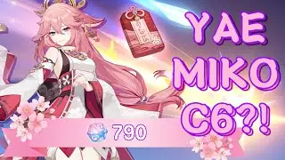 ALMOST 800 PULLS FOR YAE MIKO!! Can We Get Her to C6? - Genshin Impact Gacha Pulls