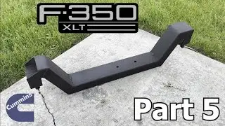 Custom Transmission Crossmember and Driveshaft / OBS Ford Cummins Swap (Part 5)