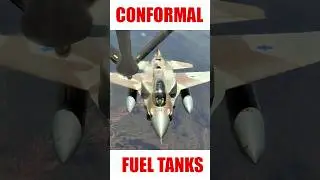 Conformal Fuel Tanks #militaryaviation #militarytechnology