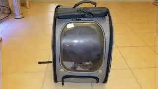 PECUTE Space Capsule Backpack Cat & Small Dog Carrier