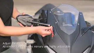 How to replace Honda CBR 250RR side mirrors complete video