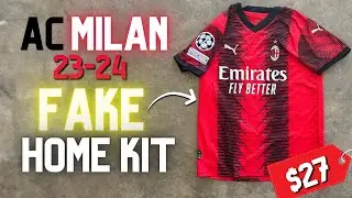 Is It Worth It? $30 Fake AC Milan 2023-2024 Jersey Review!