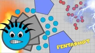 РЕКОРД DIEPIO PENTASHOT 100,000K | Diep.io Penta Shot Лучшая сборка