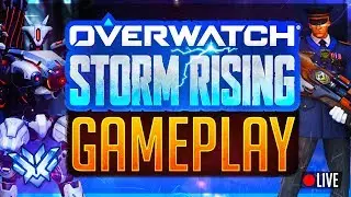 🔴Overwatch Storm Rising HYPE TOMORROW @ 11 AM EST (12 hour stream) Rank #1 NA Peak !member